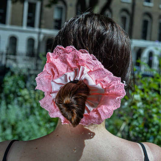 Beautiful 'Rose Quartz' Pale Pink XL Scrunchie
