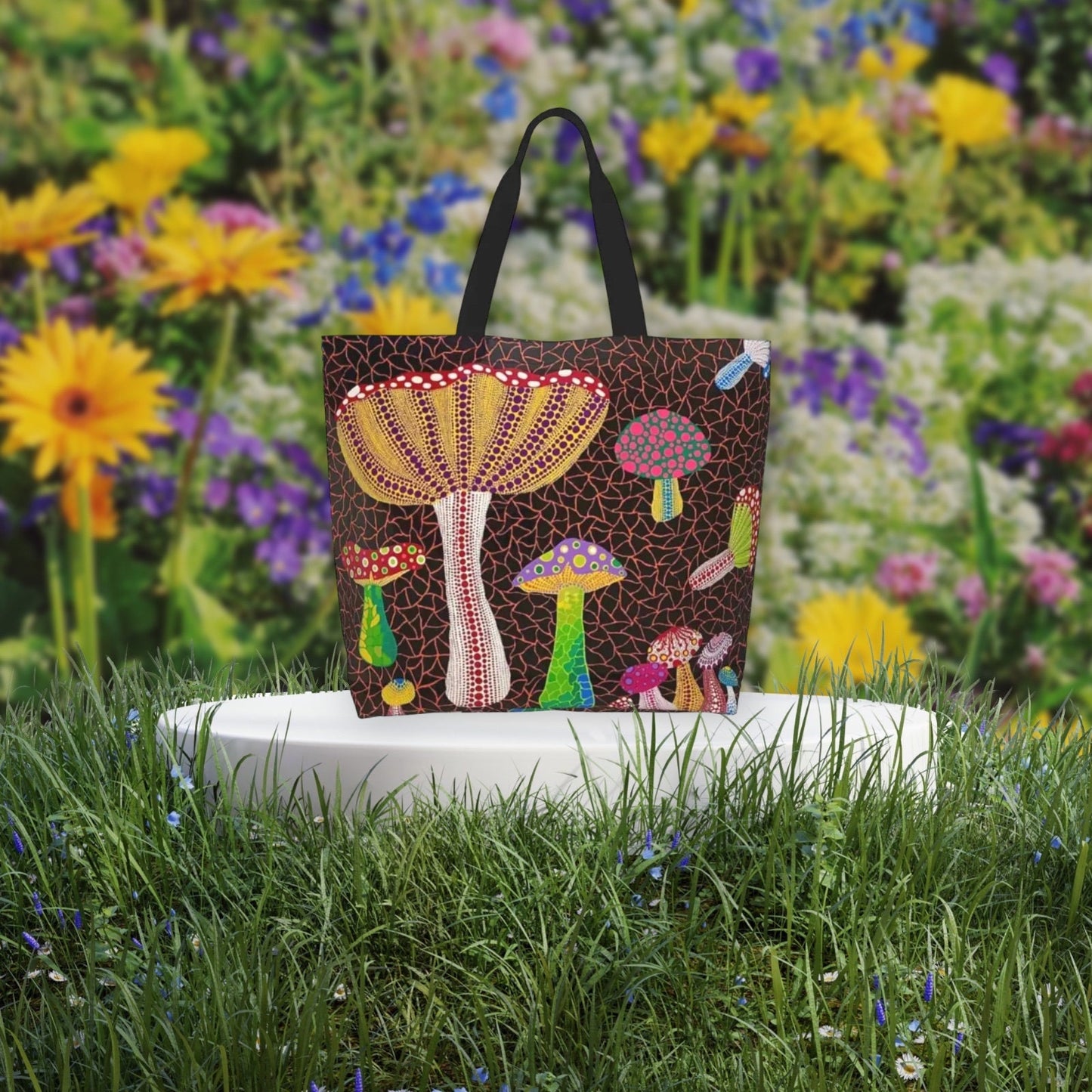 Large Arty ‘Kusama’ Mushroom Shoulder Bag