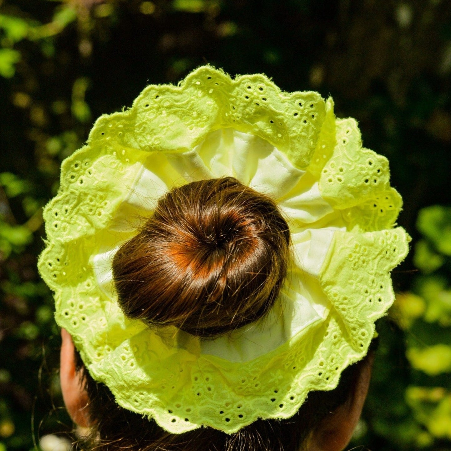 Firefly XL Scrunchie: Day-Glo Yellow Giant Hairpiece