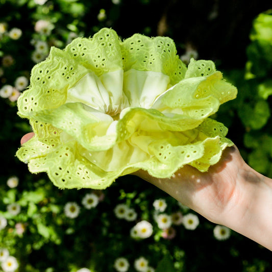 Firefly XL Scrunchie: Day-Glo Yellow Giant Hairpiece