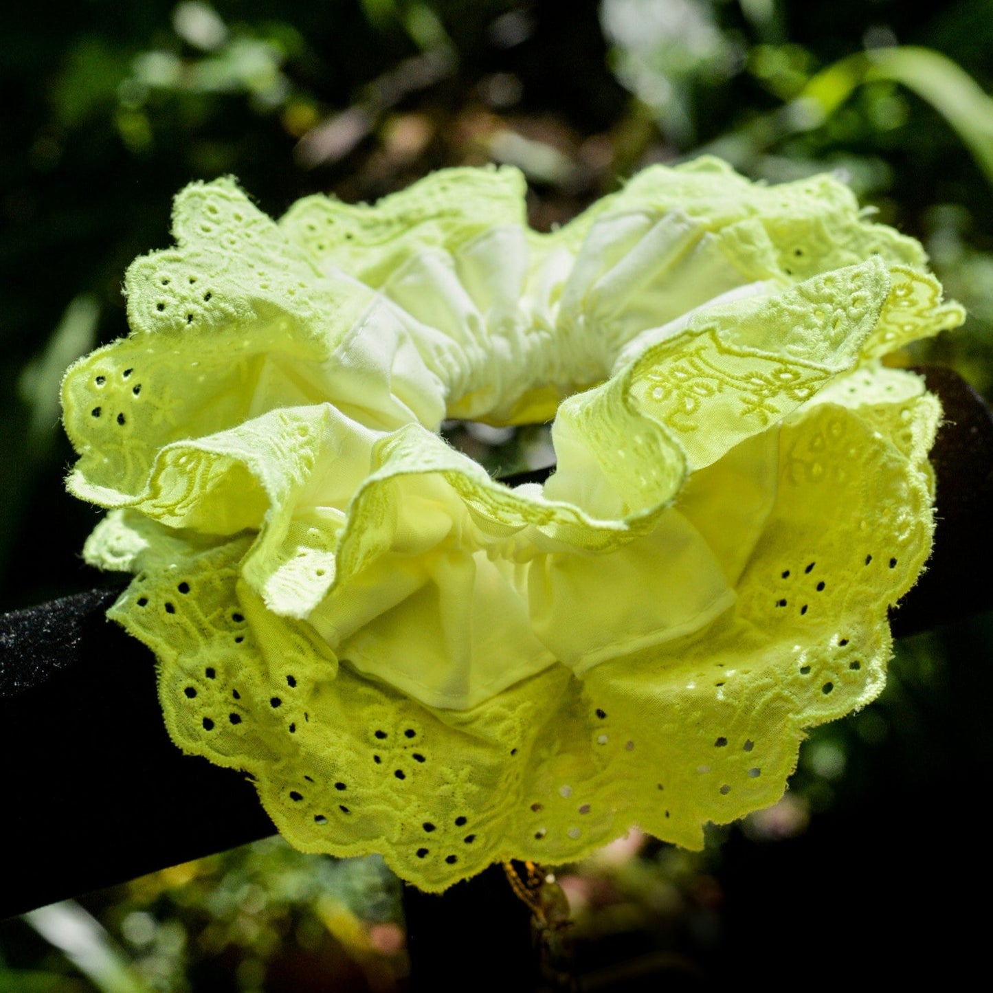 Firefly XL Scrunchie: Day-Glo Yellow Giant Hairpiece