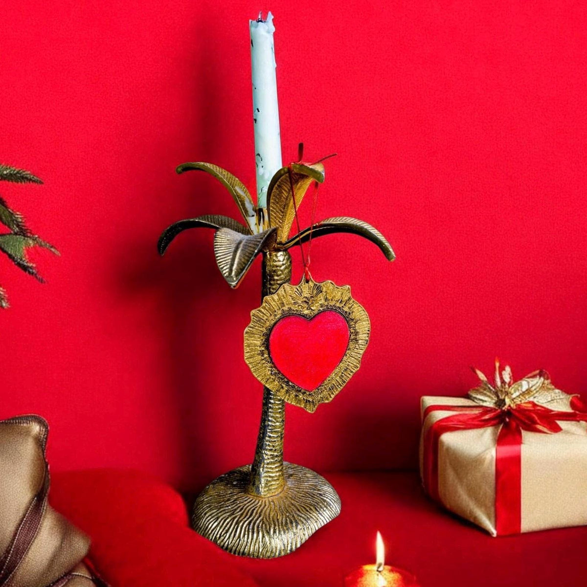 Handpainted Sacred Heart ‘Romeo & Juliet’  Hanging Ornament