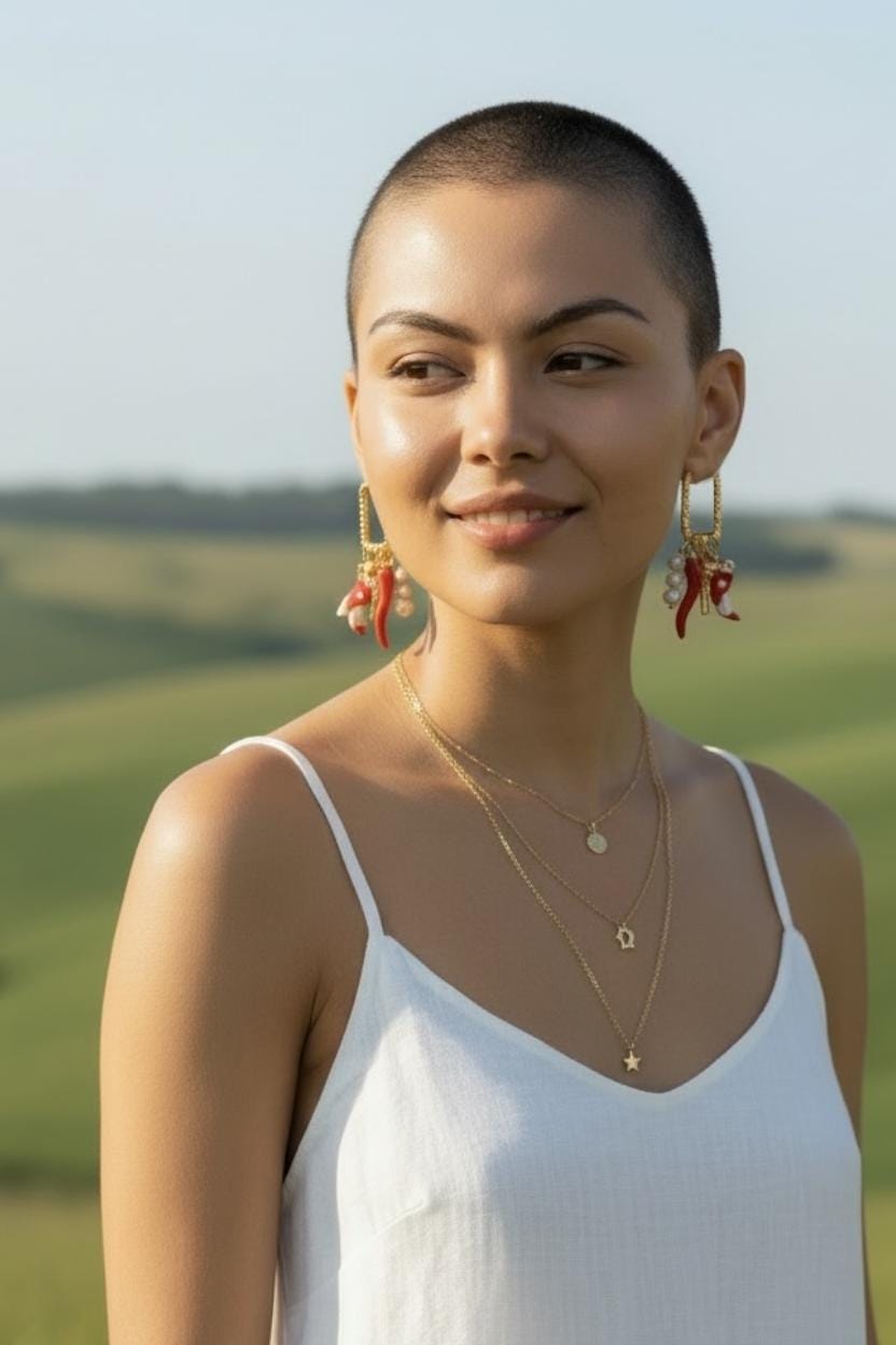 Golden Huggie Charm Earrings: Cowgirl Boot, Chilli, Pearl and Pistol